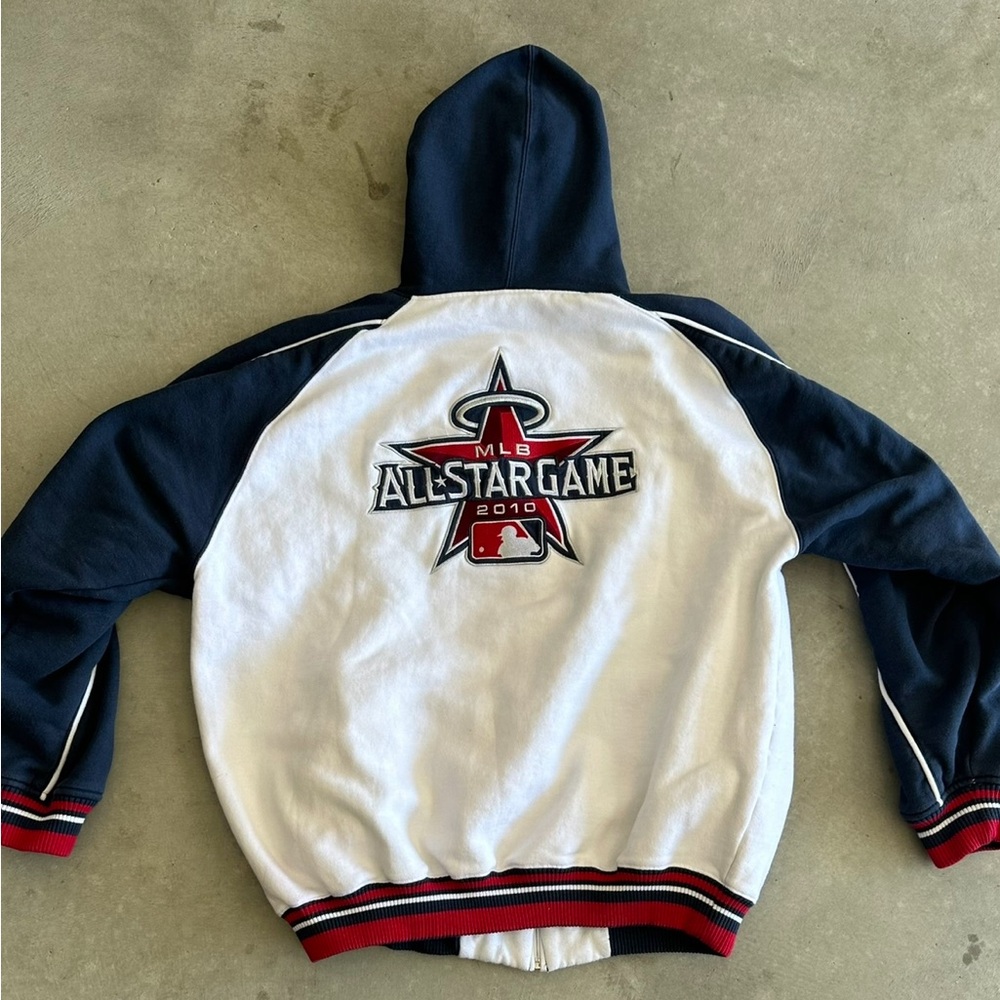 Vintage Y2K Stitches 2010 MLB All Star Game zip up sweater sweatshirt